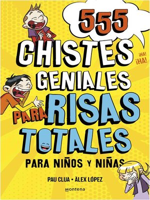 cover image of 555 chistes geniales para risas totales